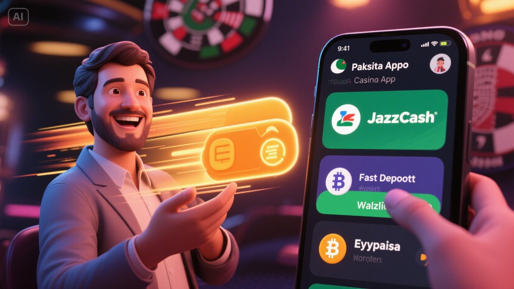 Casino FSWIN Casino desktop and mobile interfaces